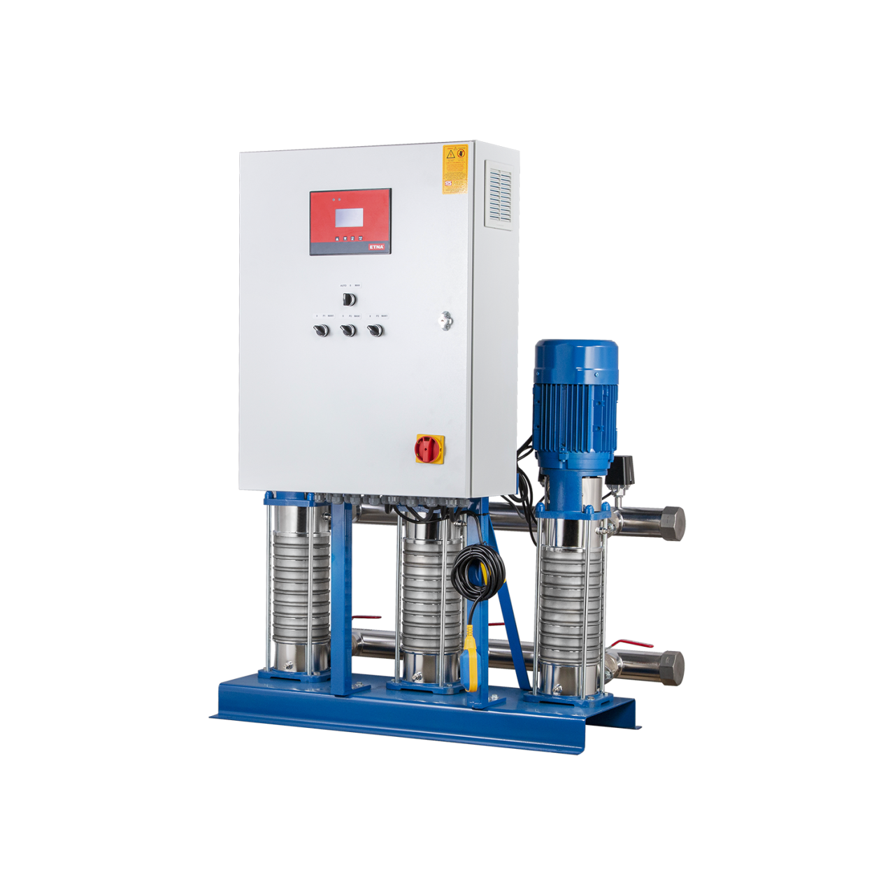 3KO-ST 20/11-110 (28 Floors-300 Flats) Three Pump Complete Stainless Steel Hydrophore