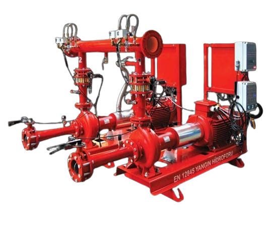 ETN YE-K 65/26-2-30 - 10-7 (70m³/h-70mSS) 2Electric+1Jokey TS EN 12845 Fire Pump Set