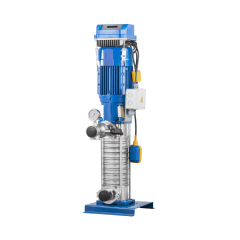 1HF KO-ST 12/10-75 (22 Floors-60 Flats) Complete Stainless Steel Frequency Converter Hydrophore