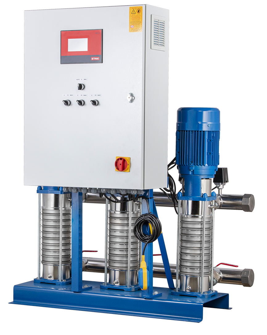 3PFK KO-ST 8/9-40 (17 Floors-120 Flats) Three Pump Complete Stainless Steel Frequency Converter Hydrophore