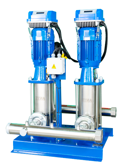 2HF KI 8/9-40 İKİ POMPALI KOMPLE PASLANMAZ ÇELİK FREKANS KONVERTÖRLÜ HİDROFOR