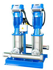 2HF KI 12/9-55 TWO PUMP COMPLETE STAINLESS STEEL FREQUENCY CONVERTER HYDRAULIC HYDRAULIC